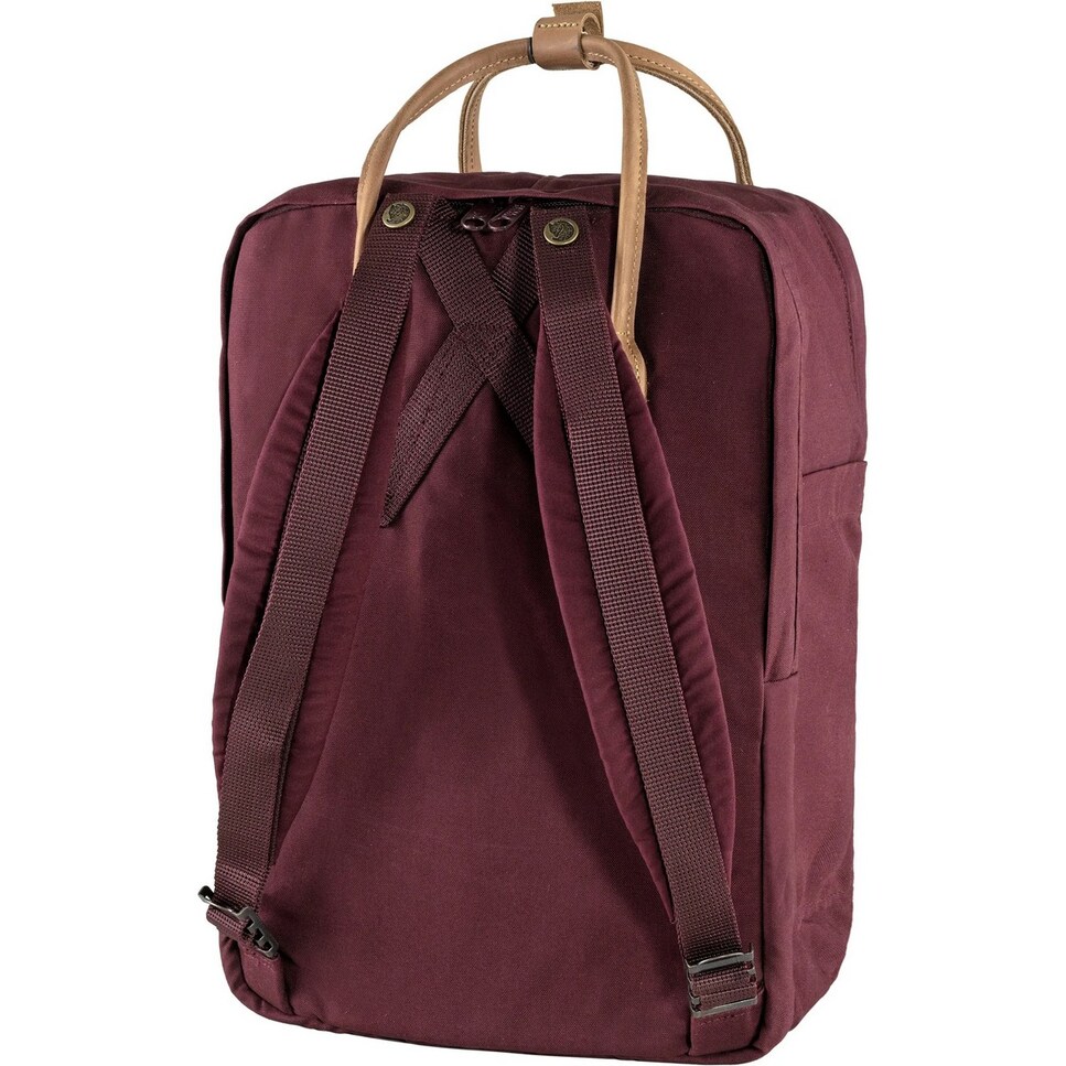 Mochila Kanken Laptop 15" com Fecho de Correr e em Poliéster Reciclado Bordeaux-3
