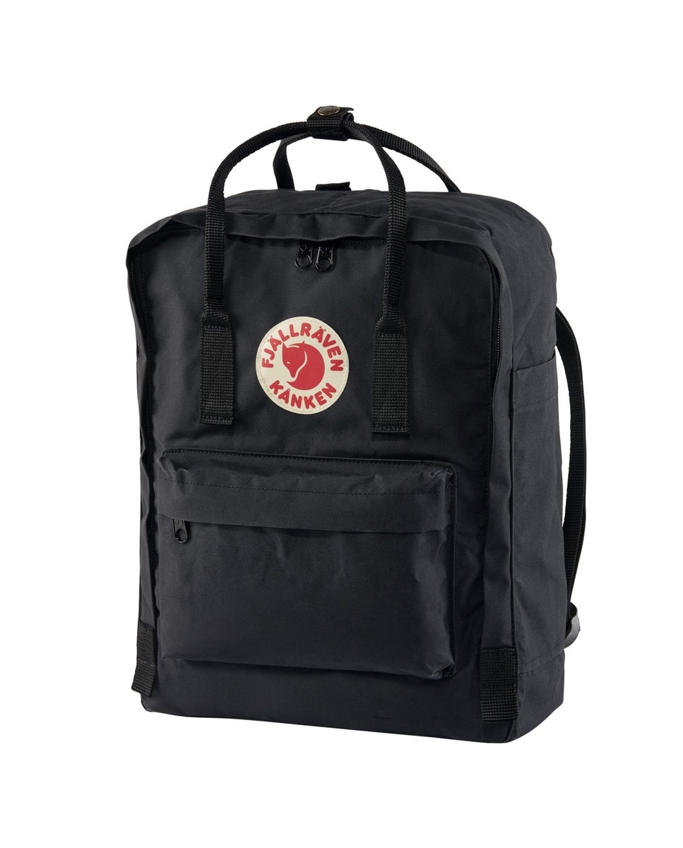 Mochila Kånken F23510 16L cor 021-921 fog-striped Preto-1