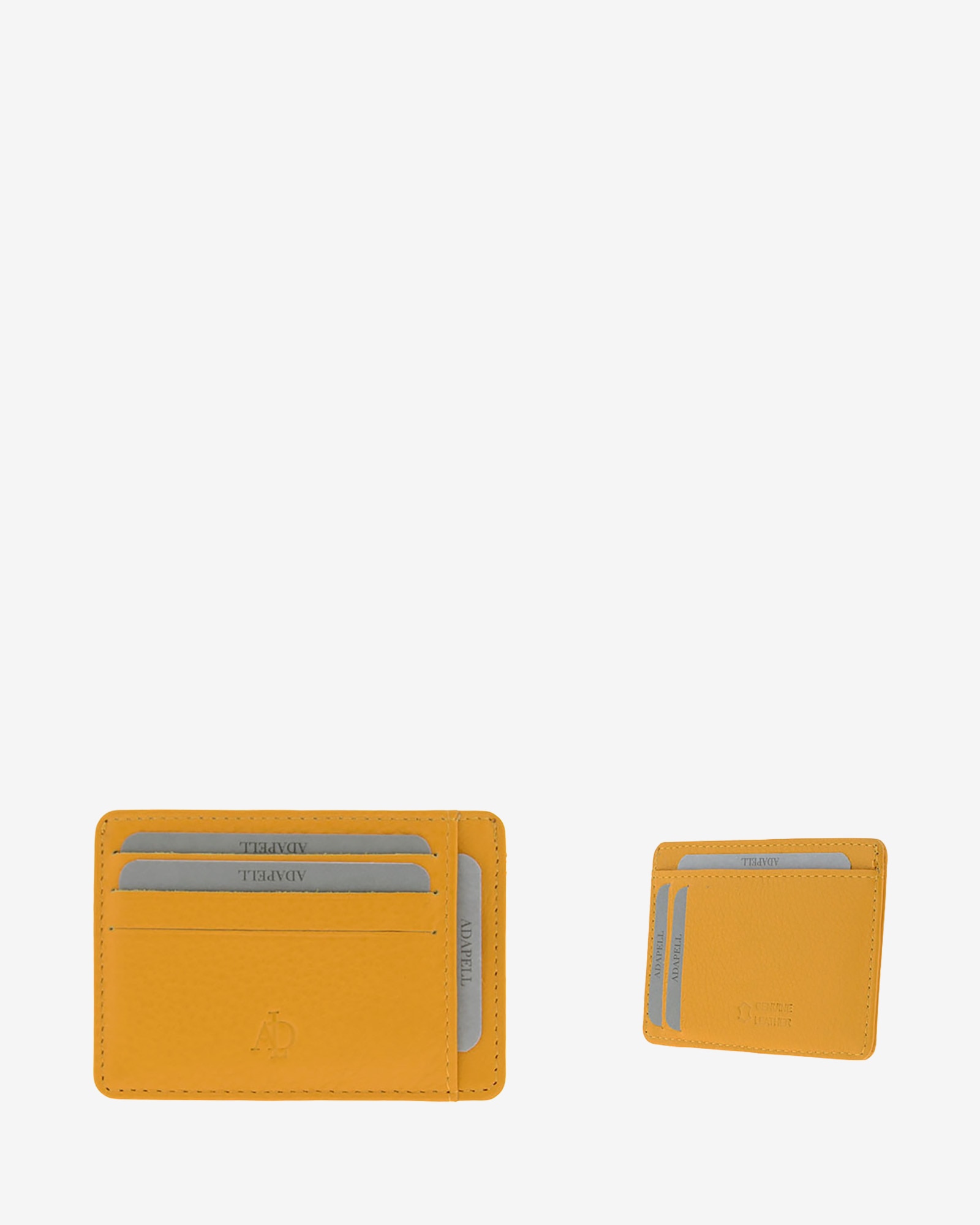 Porta-Cartões Plano Pequeno Amarelo-5