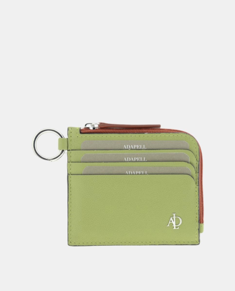 Imagem 0 de Porta Cartões/ Porta Moedas RFID 4252 em Pele com fecho de Correr Central