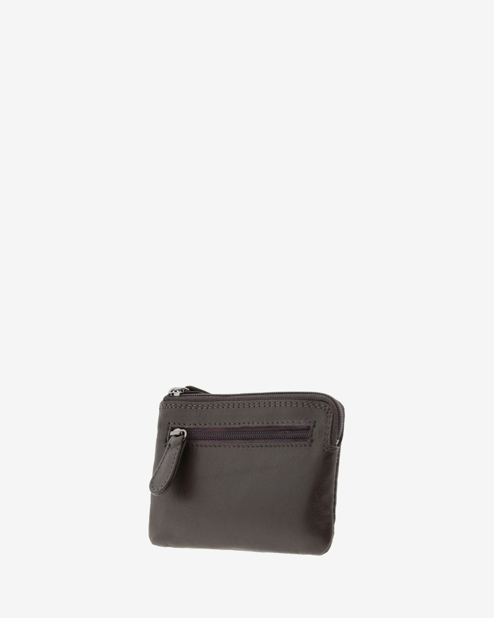 Porta Moedas em Pele Castanho-4