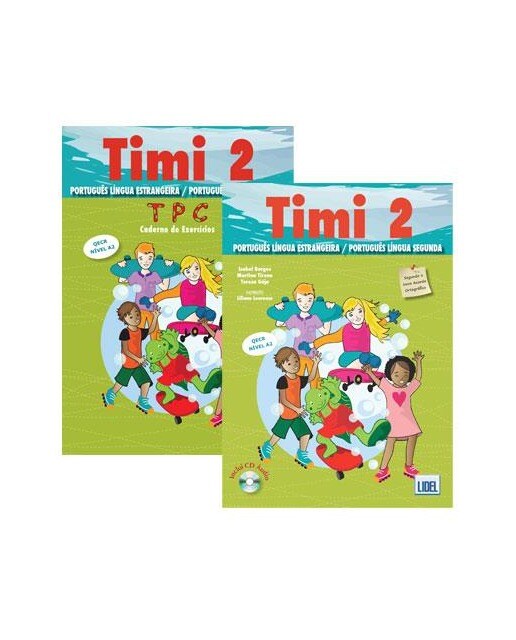 Imagem 0 de Timi 2 Livro do Aluno + Caderno de Exercícios - Nível A2, Isabel Borges, Martina Tijone, Teresa Gôja