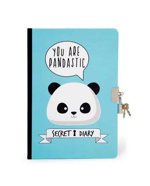 Diário I Total Panda com Cadeado Xl1844 1