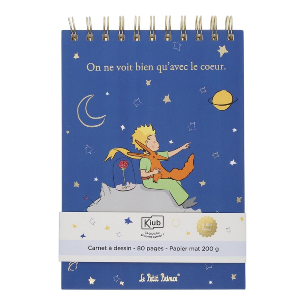 Caderno de desenho Kiub «O Pequeno Príncipe», «A Raposa» e «A Rosa» (14,8 x 21 cm) 3