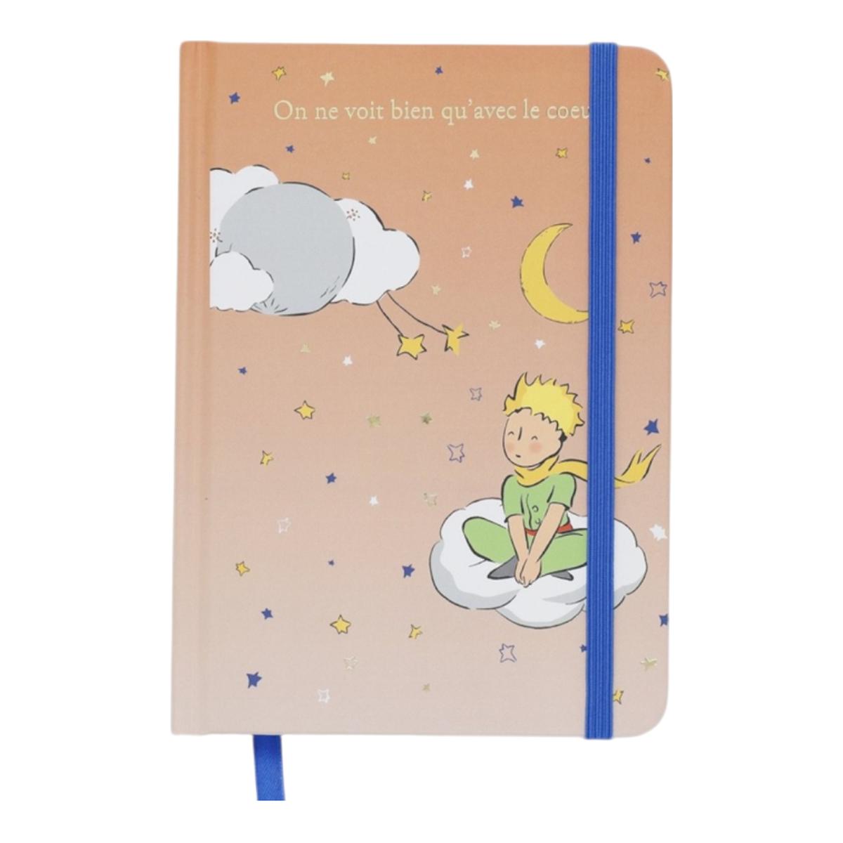 Imagem 0 de Caderno Kiub «O Pequeno Príncipe» na nuvem a olhar para as estrelas (10,5 x 15 cm)