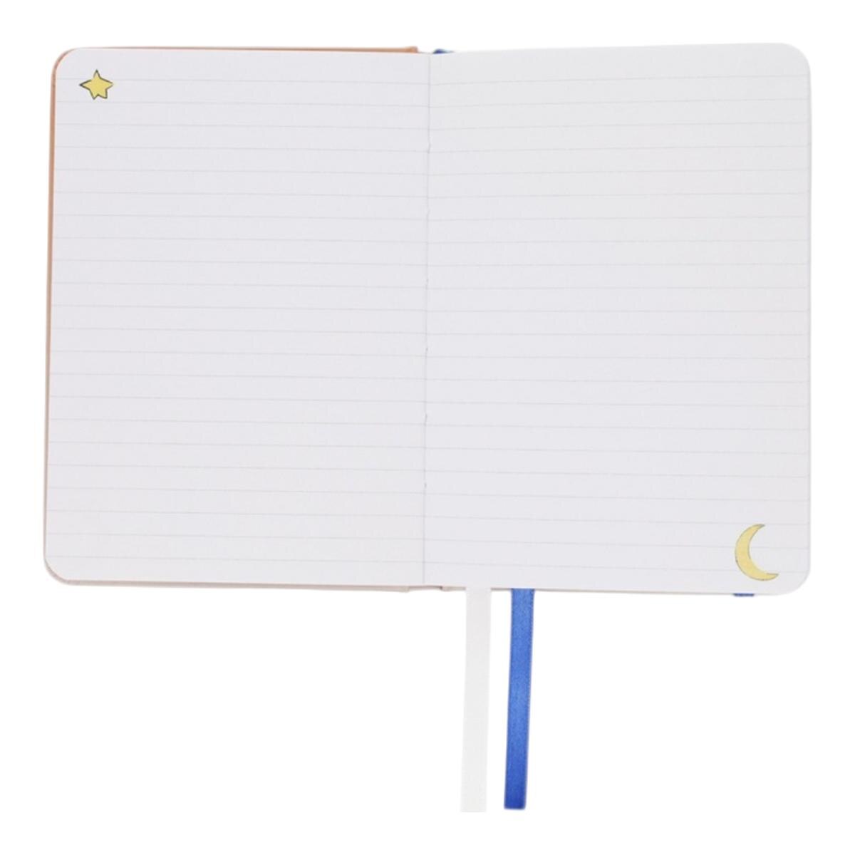 Caderno Kiub «O Pequeno Príncipe» na nuvem a olhar para as estrelas (10,5 x 15 cm) 2
