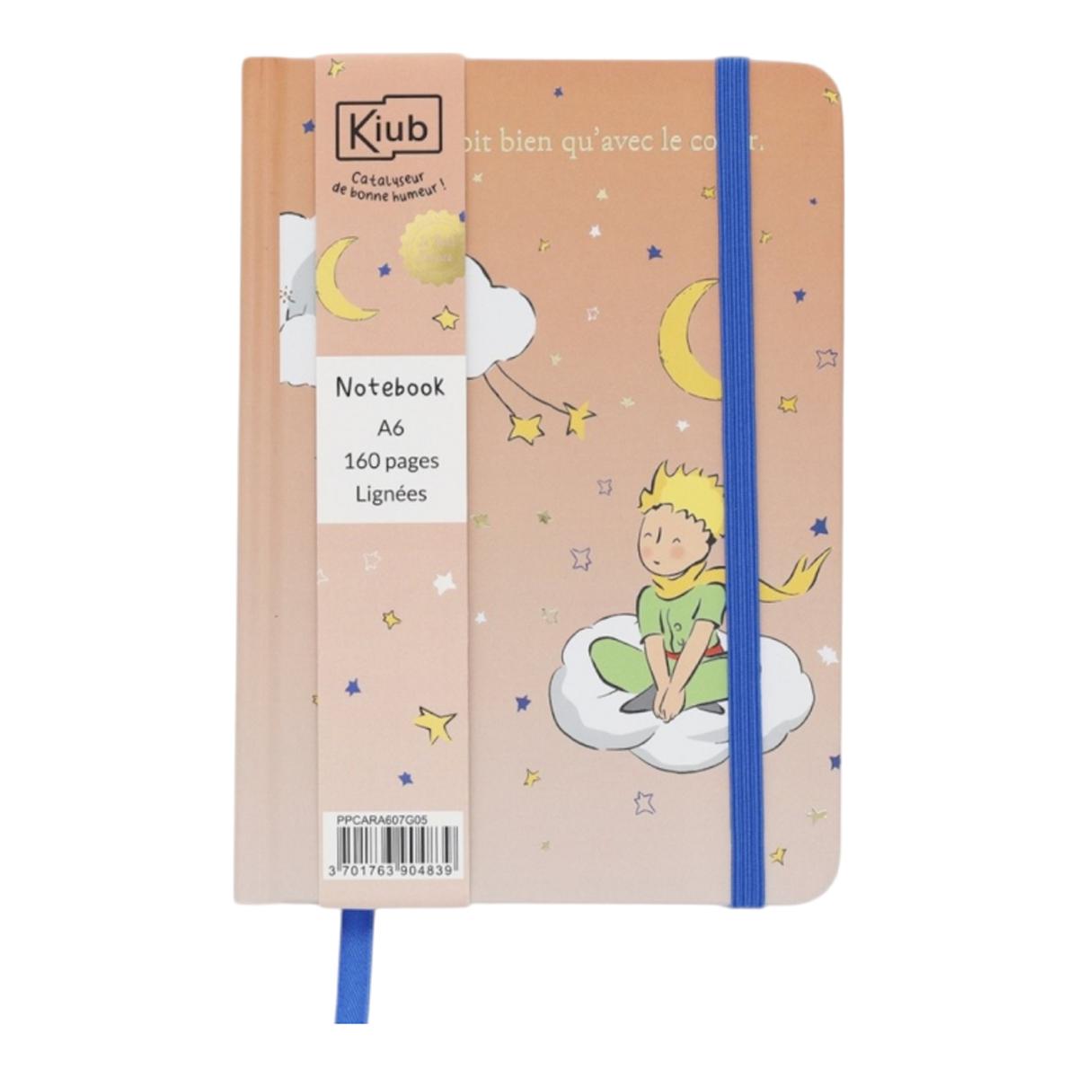 Caderno Kiub «O Pequeno Príncipe» na nuvem a olhar para as estrelas (10,5 x 15 cm) 3