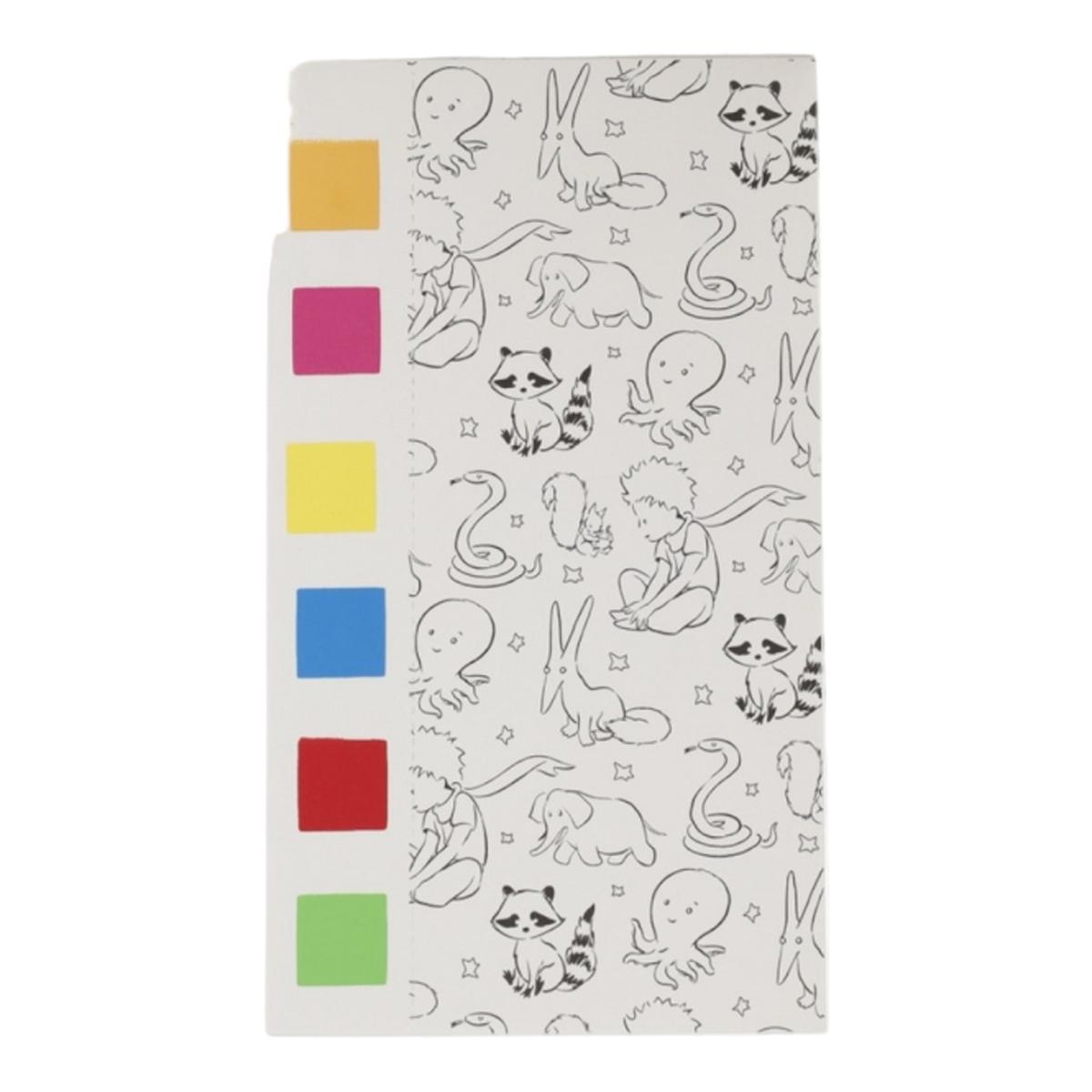 Bloco para colorir e pintar Kiub O Pequeno Príncipe, Animais (15 x 21 cm) 3