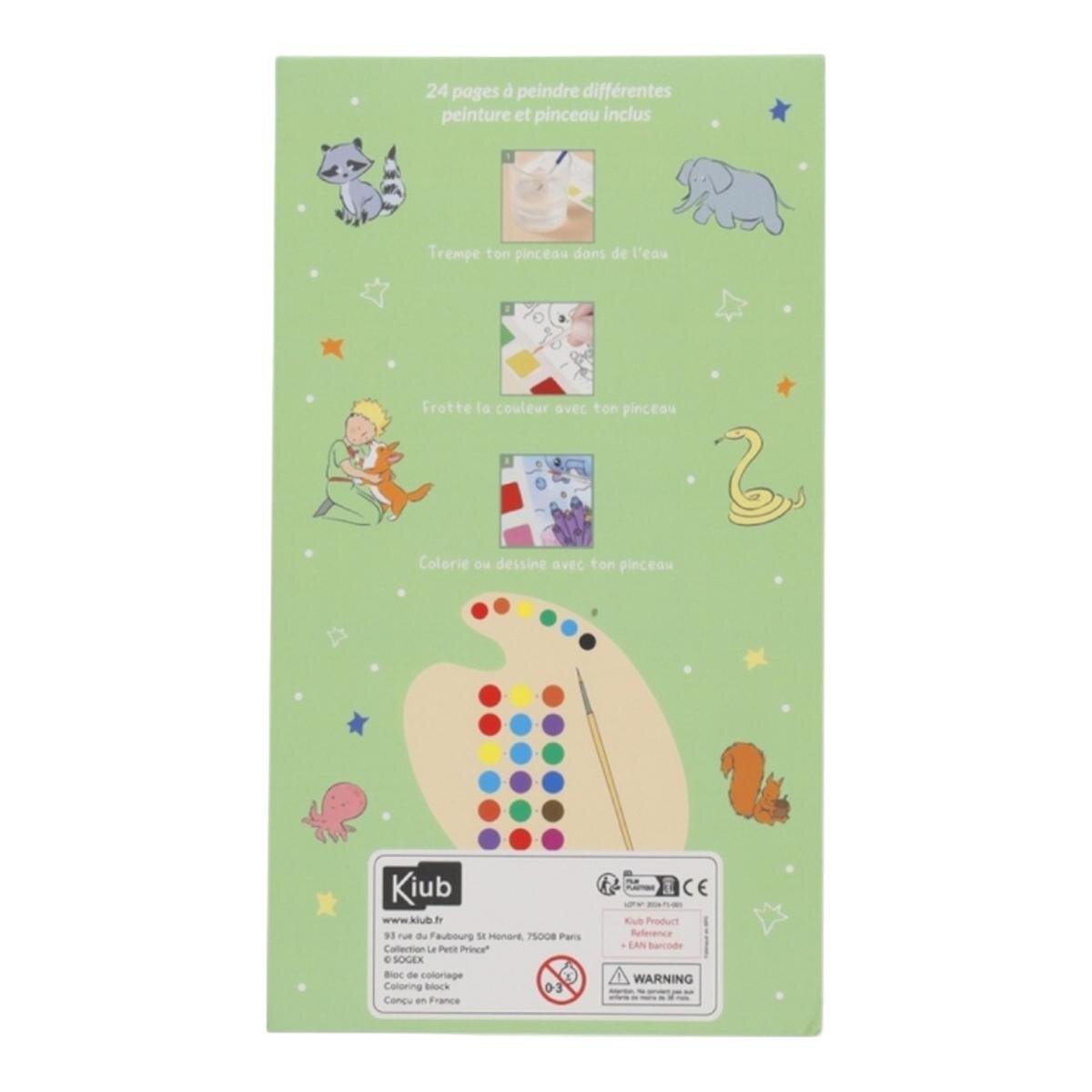 Bloco para colorir e pintar Kiub O Pequeno Príncipe, Animais (15 x 21 cm) 5