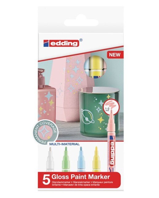 Canetas de Feltro de Tinta Set 5 Unidades - Pastel 1
