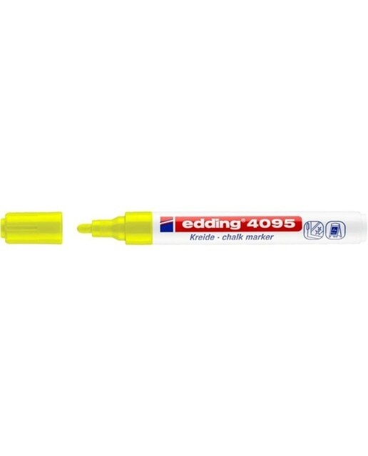 Imagem 0 de Blister de 1 Marcador de Giz Liquido Edding 4095 Amarelo