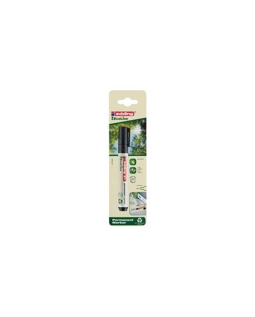 Blister de 1 Marcador Permanente Ecoline Edding 21 Preto 1