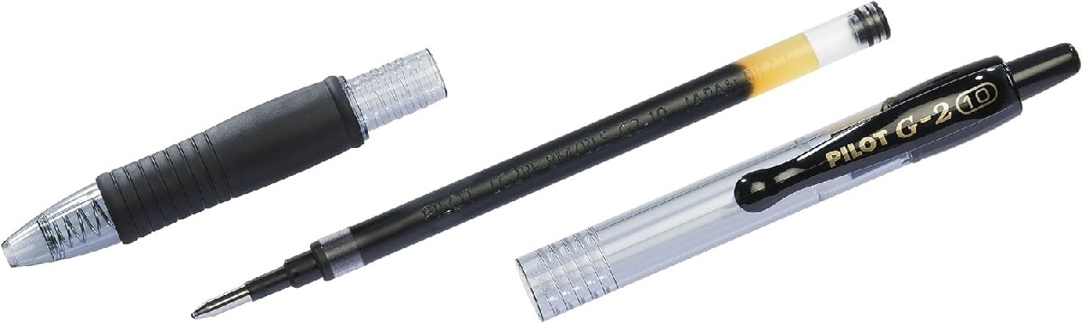 Pack 3 Esferográficas G2 Roller - Preto, Azul e Vermelho 6