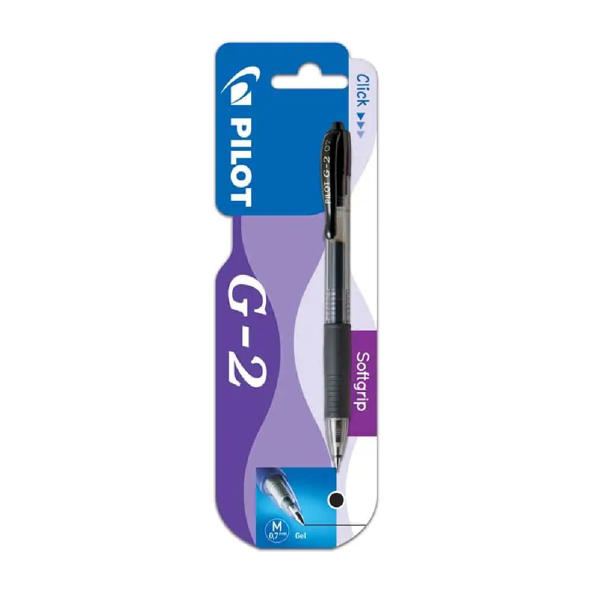 Imagem 0 de Esferográfica Pilot Roller G2 Azul 0.7mm - Blister - Preto