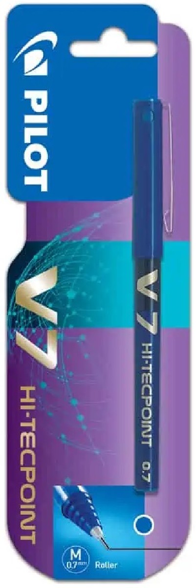 Imagem 0 de Esferográfica Rollerball Hi-Tecpoint V7 Tinta Liquida - Azul
