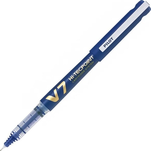 Imagem 0 de Caneta de tinta líquida preta Pilot Hi-Tecpoint V7