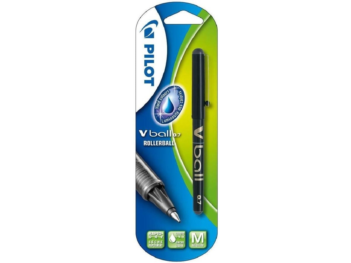 Imagem 0 de Esferográfica V-Ball 07 Ponta Média - Preto