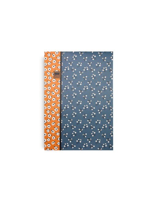 Caderno Agrafado A5 Int. Per. Liso  80G 40Fls Floral 1