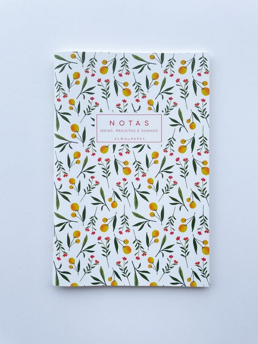 Caderno A5 Limões Capa Suave 80 Páginas 1