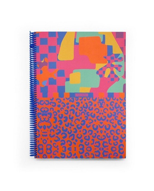 Imagem 0 de Caderno espiral quadriculado  a4 com 100 folhas 80g malibu