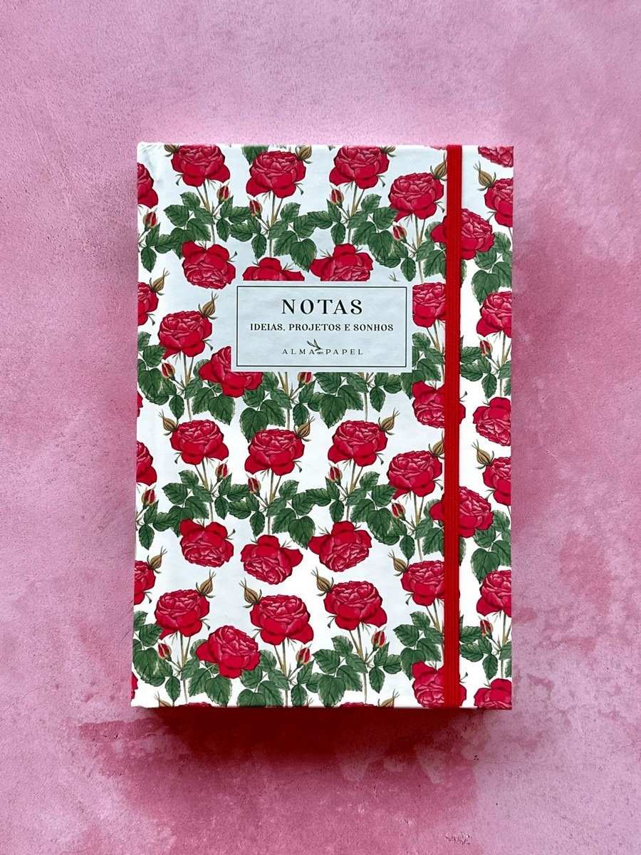 Imagem 0 de Caderno Rosas Capa Dura