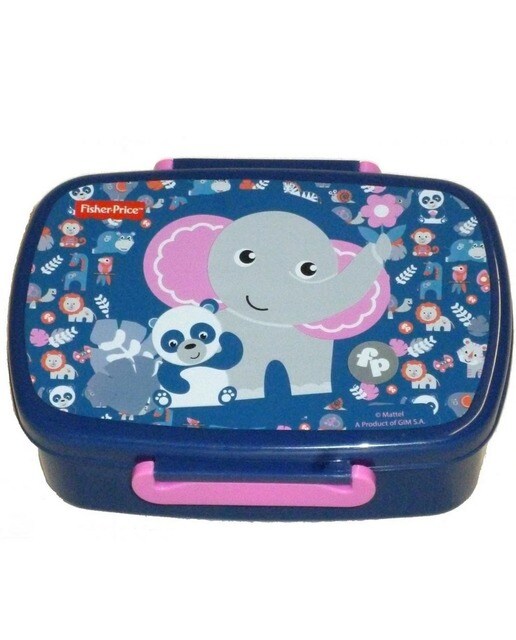 Imagem 0 de Caixa de almoço do elefante e do panda GIM Fisher-Price (Micro)