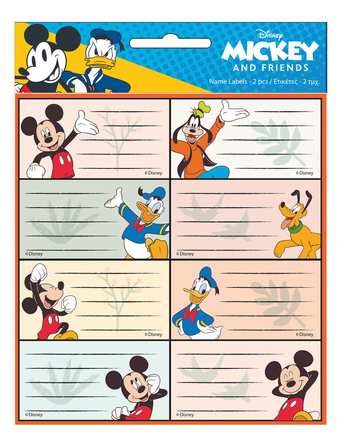 Imagem 0 de Mickey- etiquetas identificativas 2 folhas