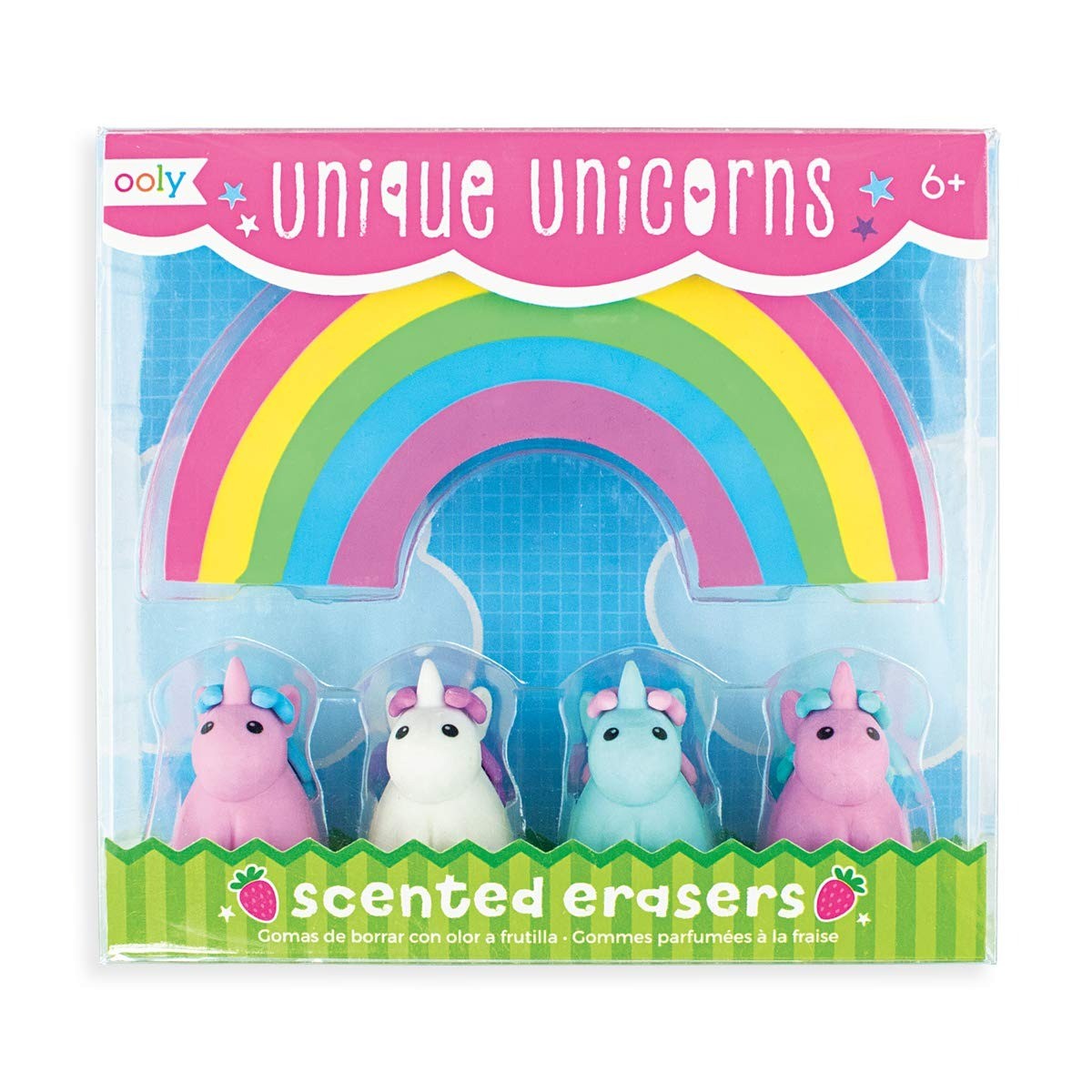Borrachas Ooly Unicórnio com Aroma - 5 Unidades 1