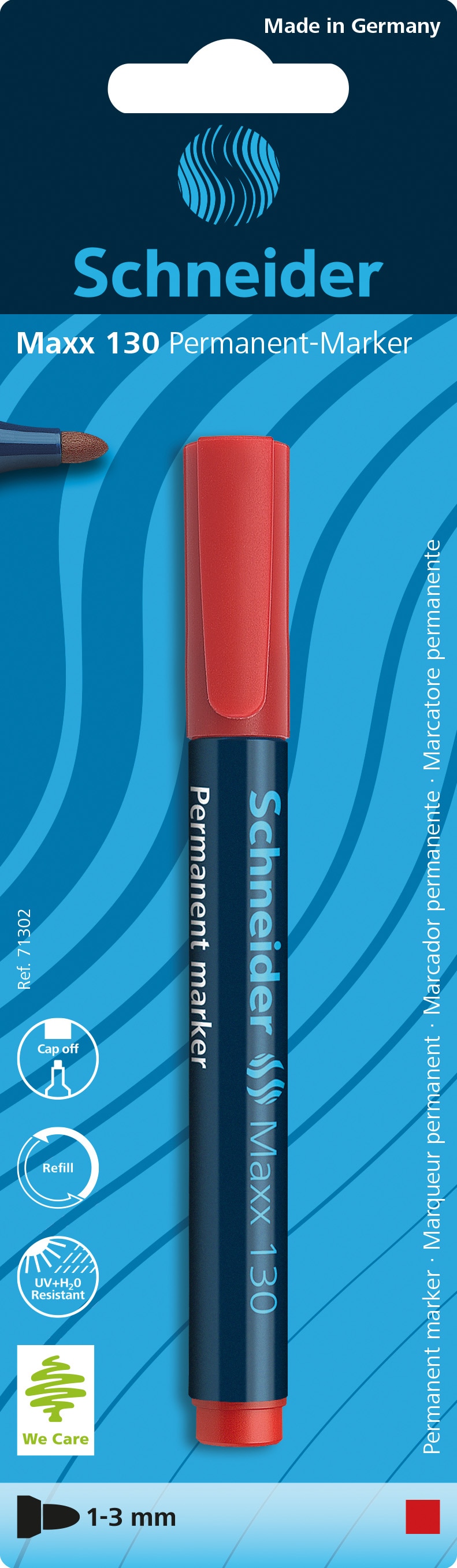 Imagem 0 de Marcador Permanente 130 Vermelho Schneider