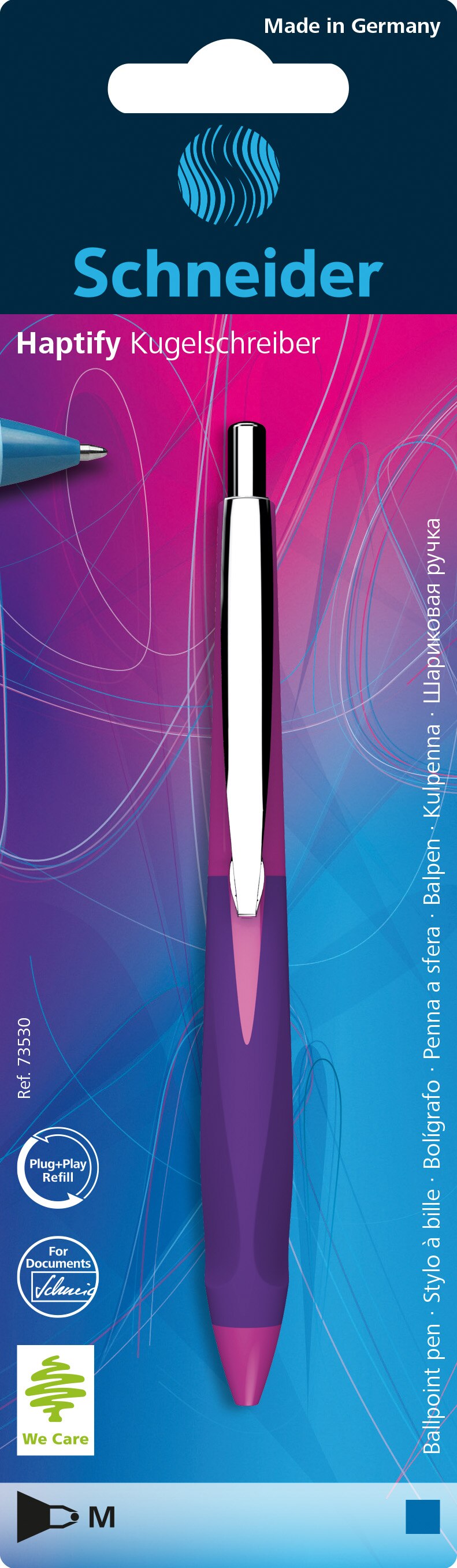 Caneta Azul Haptify Ballpoint Schneider 2