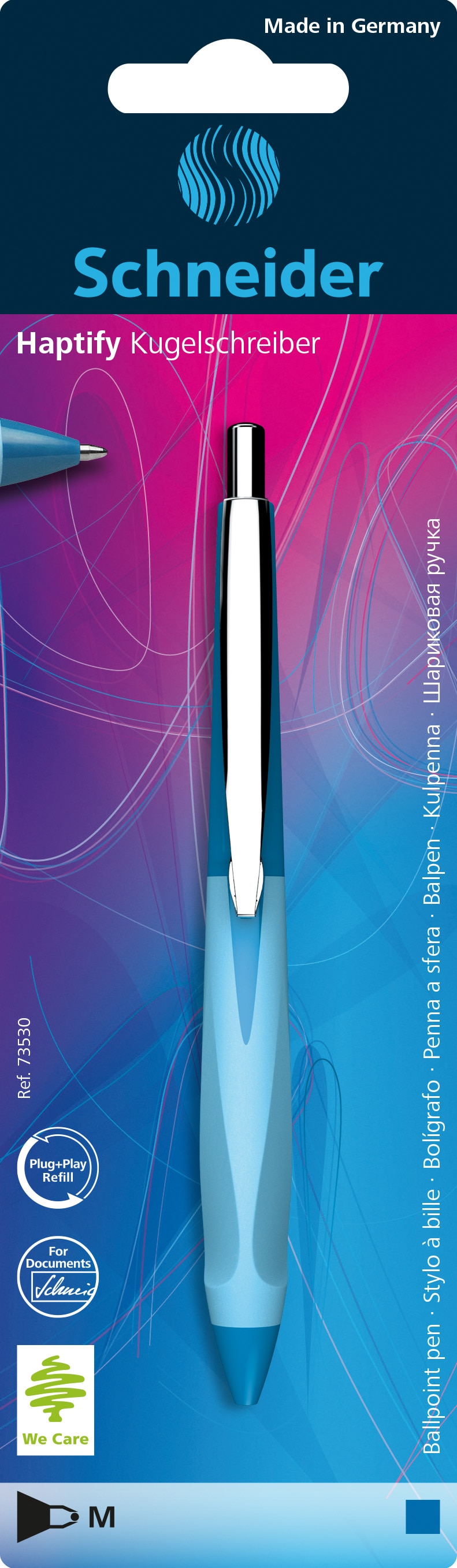 Caneta Azul Haptify Ballpoint Schneider 3