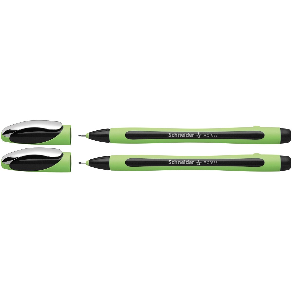 Conjunto de Canetas Preto Fineliner Xpress-Premium 2 Unidades Schneider 2