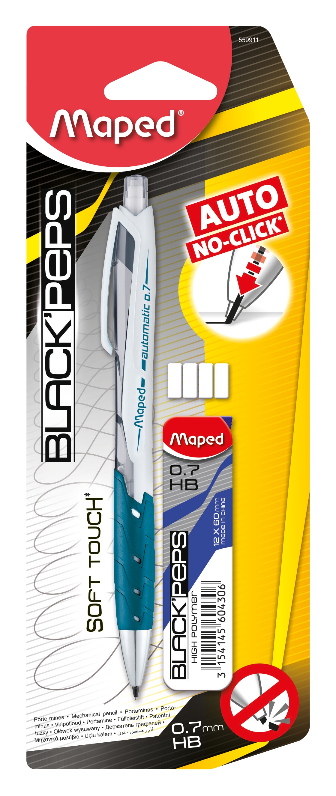 Lapiseira Black 0,7mm + Minas 1