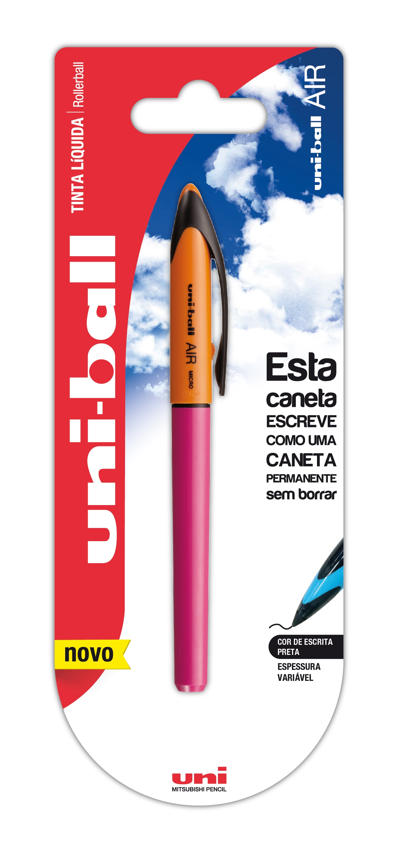 Esferográfica Tinta Líquida Uba 188 Fashion Uni-Ball Air - Artigo Sortido. Envio realizado de forma aleatória 1