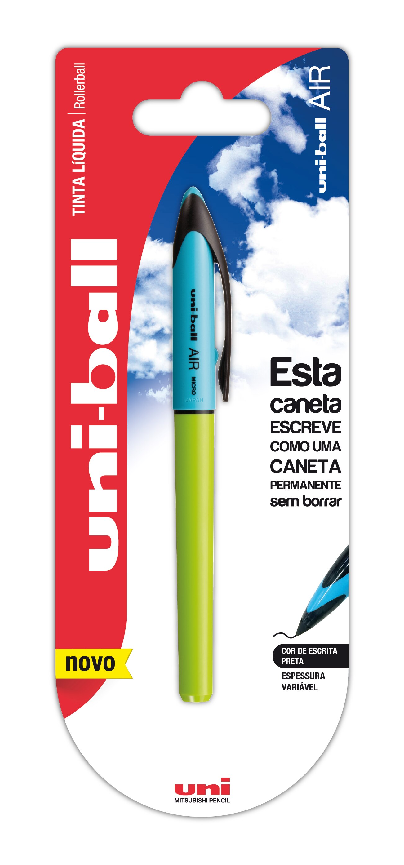 Esferográfica Tinta Líquida Uba 188 Fashion Uni-Ball Air - Artigo Sortido. Envio realizado de forma aleatória 3