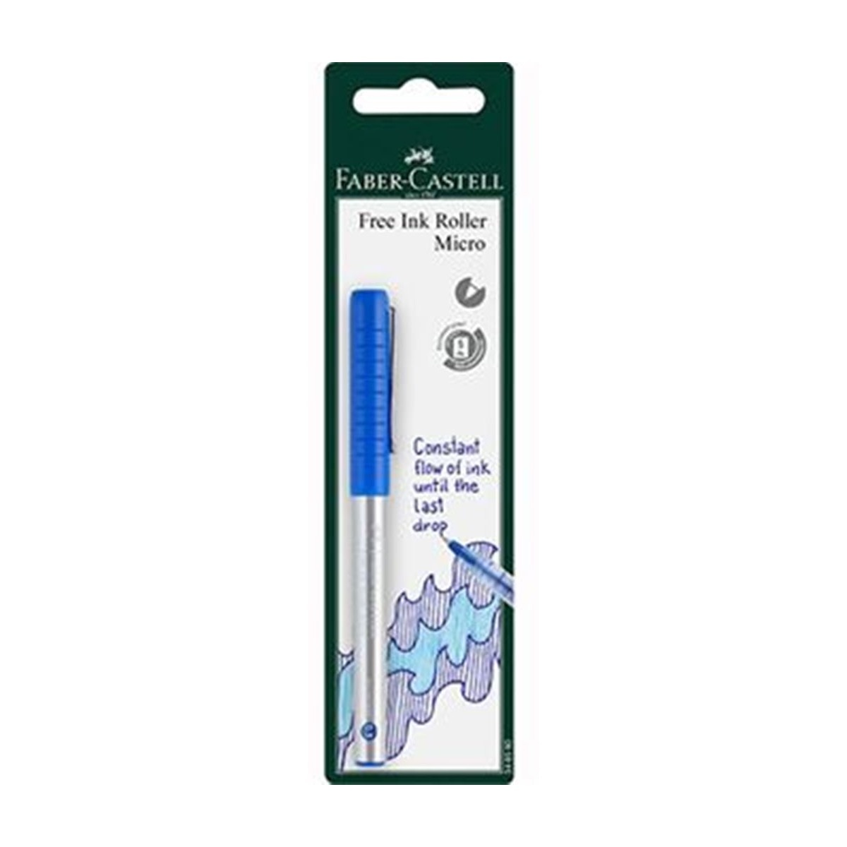 Caneta Roller Free Ink 0.5 Faber-Castell - Azul 1