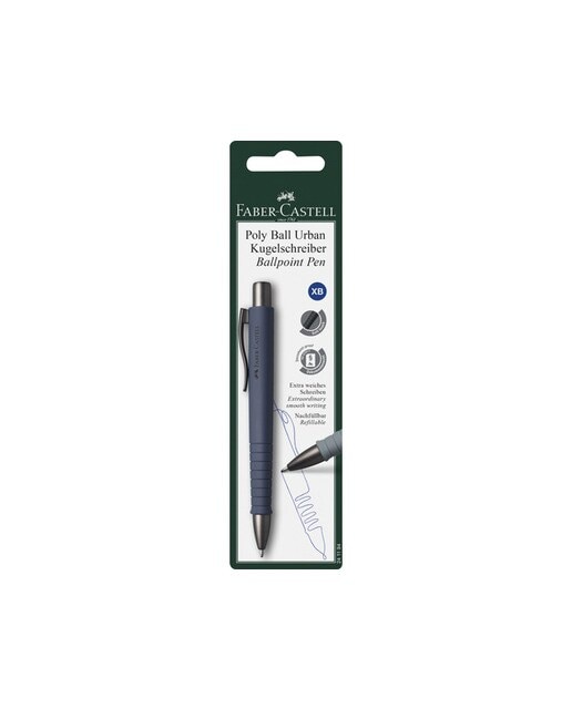 Caneta Faber-Castell Polyball Urban XB em blister 1