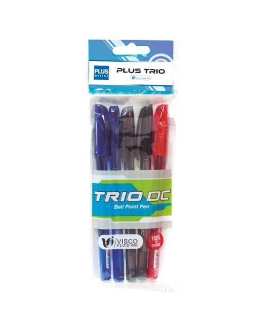 Ballpoint Plus Trio Blister 5 unidades Sortidas 1