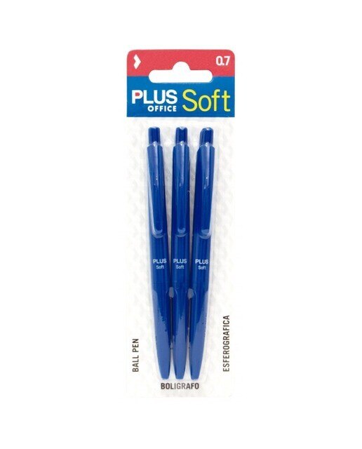 CANETA ESFEROGRÁFICA SOFT 3 UND 1