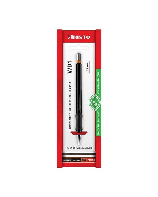 Imagem 0 de Lapiseira de mina fina ARISTO WD1 0,5 mm preta