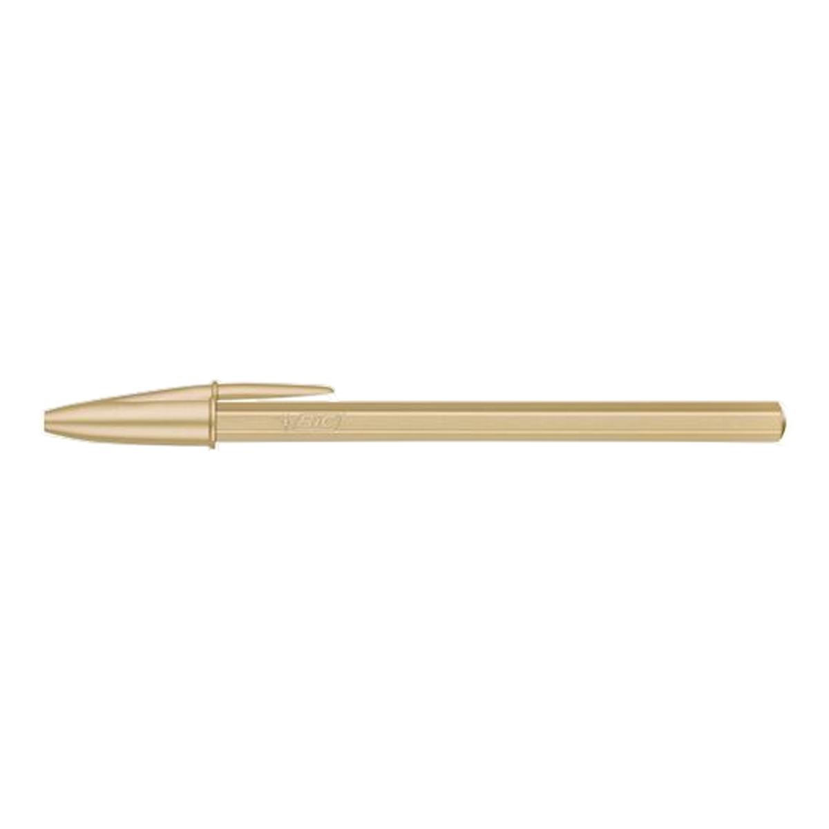 Esferográfica Bic Cristal Glacé Dourada e Prateado - Blister 2 canetas Multicolor-2