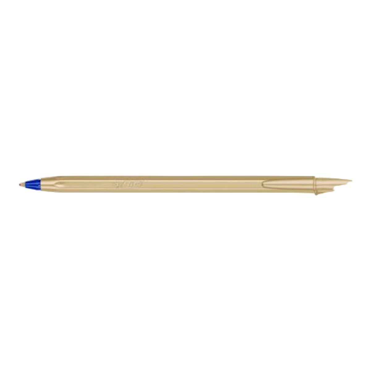 Esferográfica Bic Cristal Glacé Dourada e Prateado - Blister 2 canetas Multicolor-3