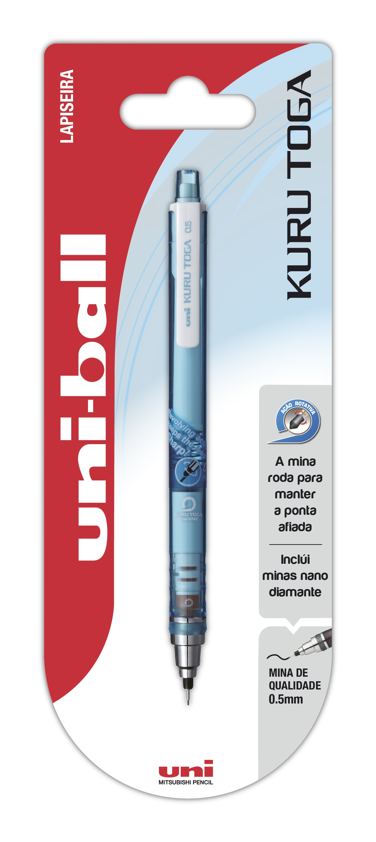 Lapiseira Uni-ball Kuru Toga 1