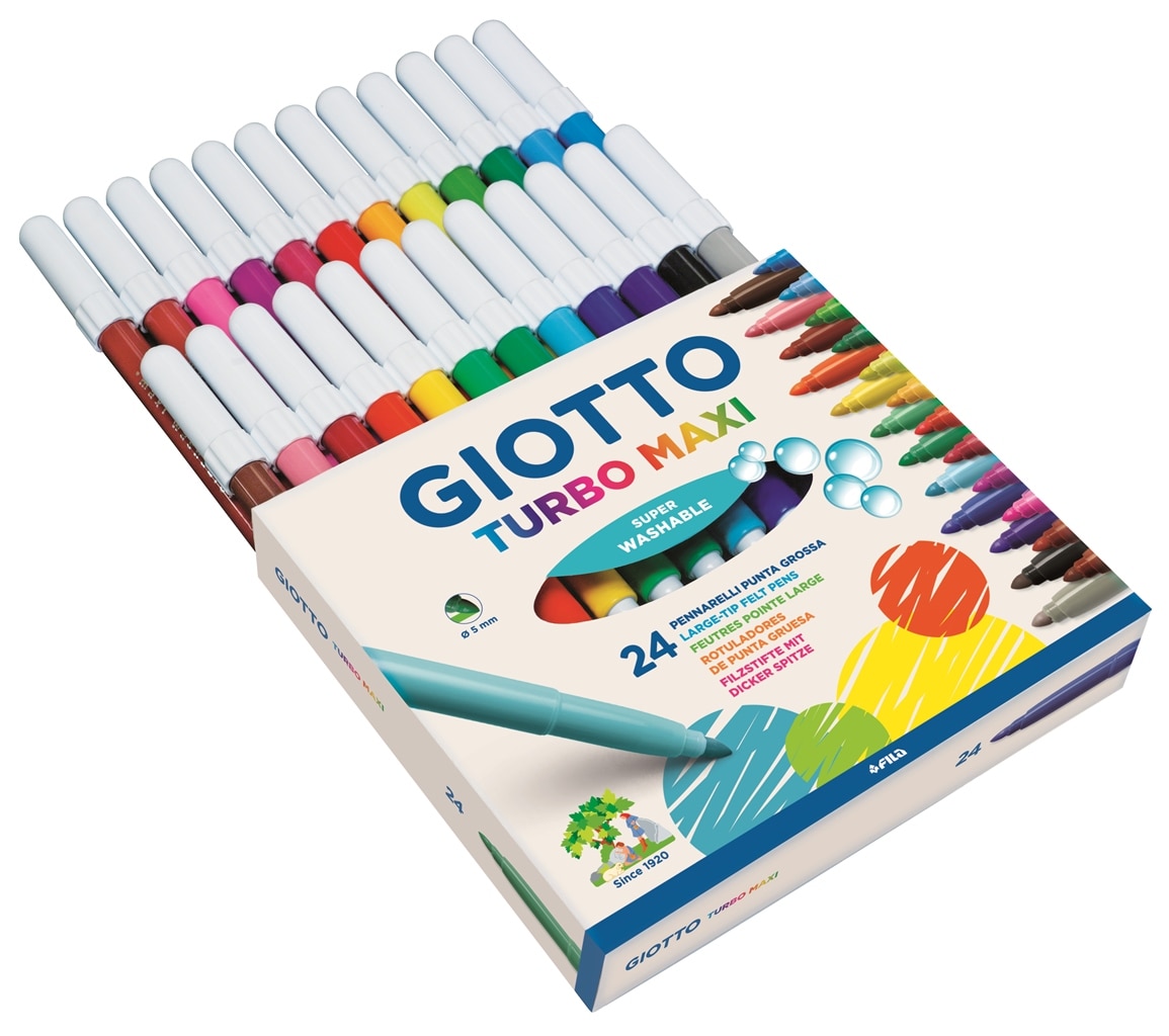 Marcadores Giotto Turbo Maxi Caixa 24 unidades 2