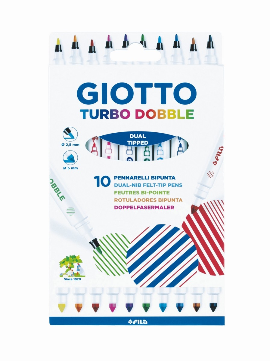 Marcadores Giotto Turbo Dobble Caixa 10 unidades 1