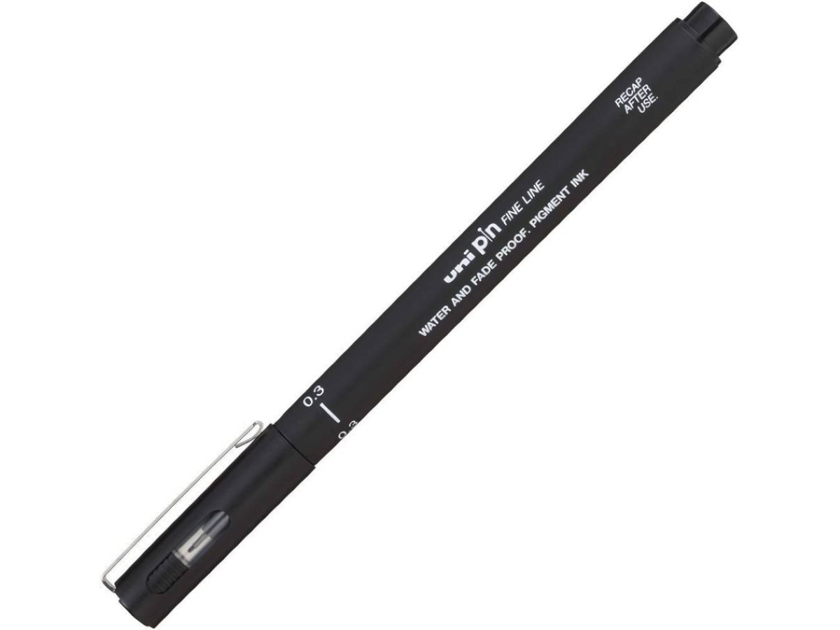 Imagem 0 de Marcador Fineliner Uni Pin Preto Reymon