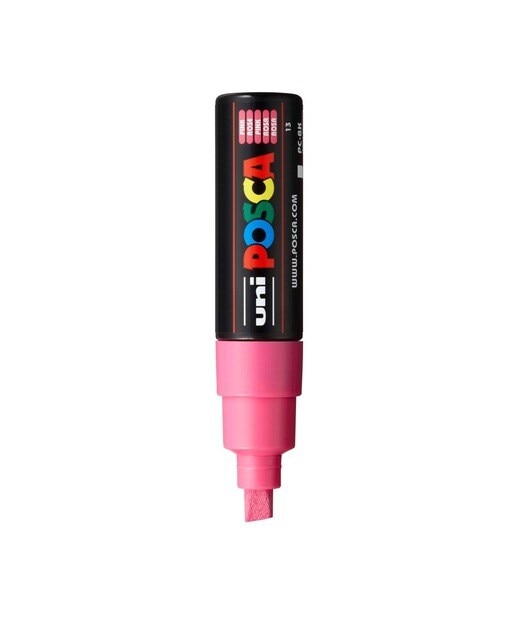 Marcador de Pintura Base de Água 8,0 mm Uni Posca Rosa Rosa-1