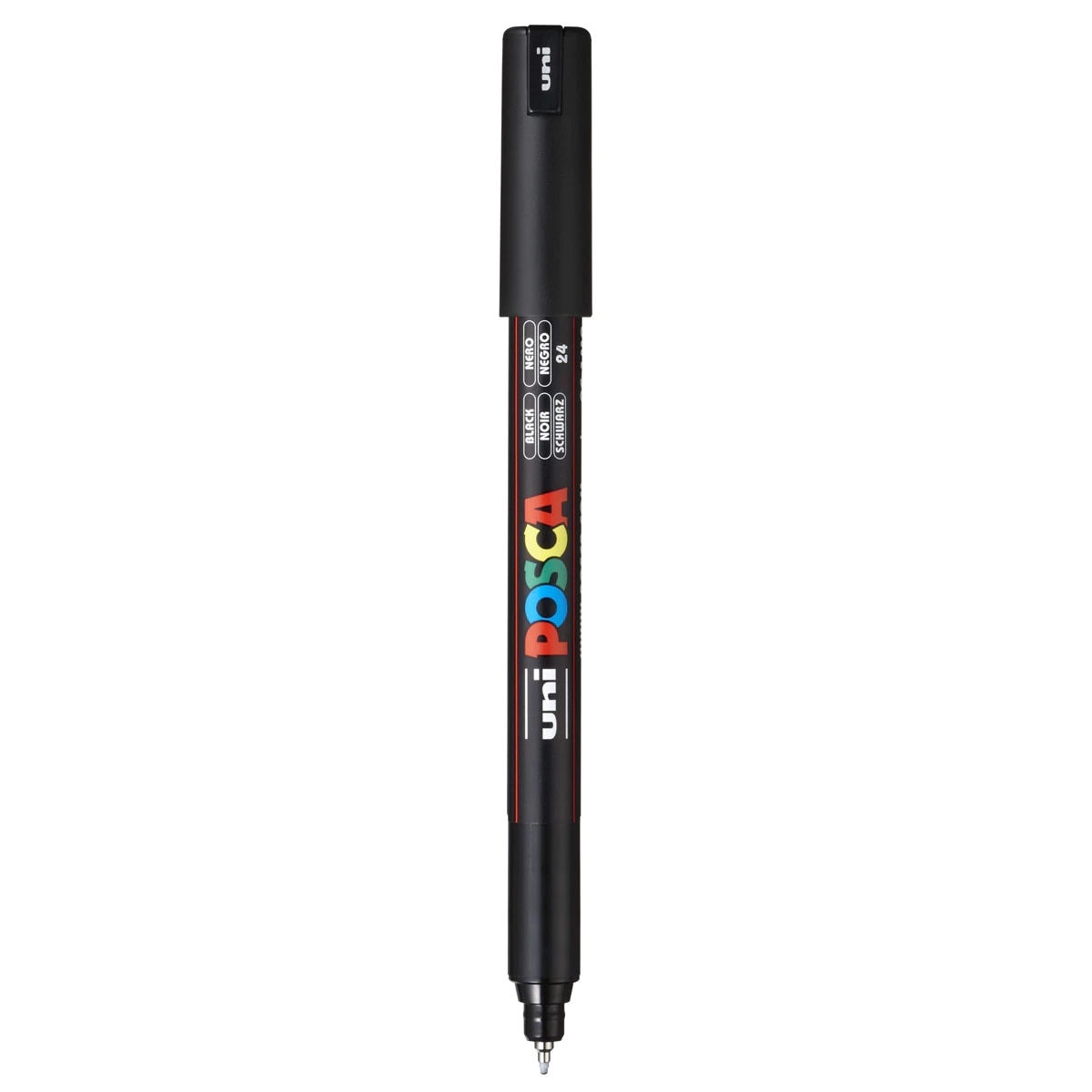 Marcador de Pintura Base Uni Posca de Água 0,4 Mm Preto Preto-2