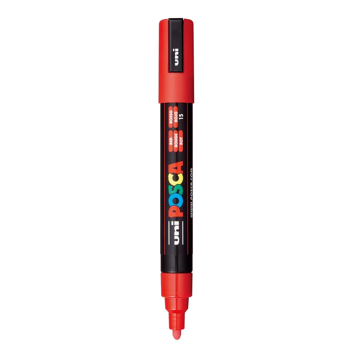 Marcador de Pintura Base Uni Posca de Água 1,8-2,5 Mm Vermelho Vermelho-2