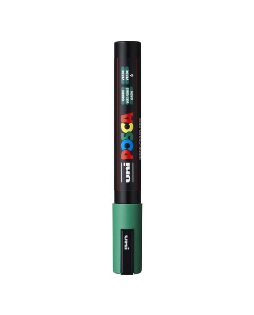 Marcador de Pintura Base Uni Posca de Água 1,8-2,5 Mm Verde Verde-1